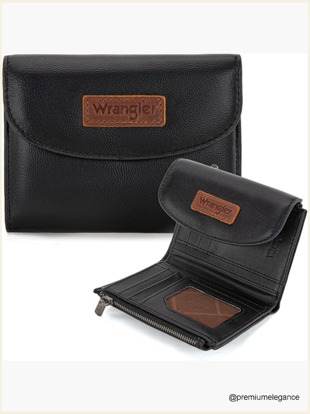 Small Trifold RFID Blocking Wallet with Multiple Card Slots & Coin Purse